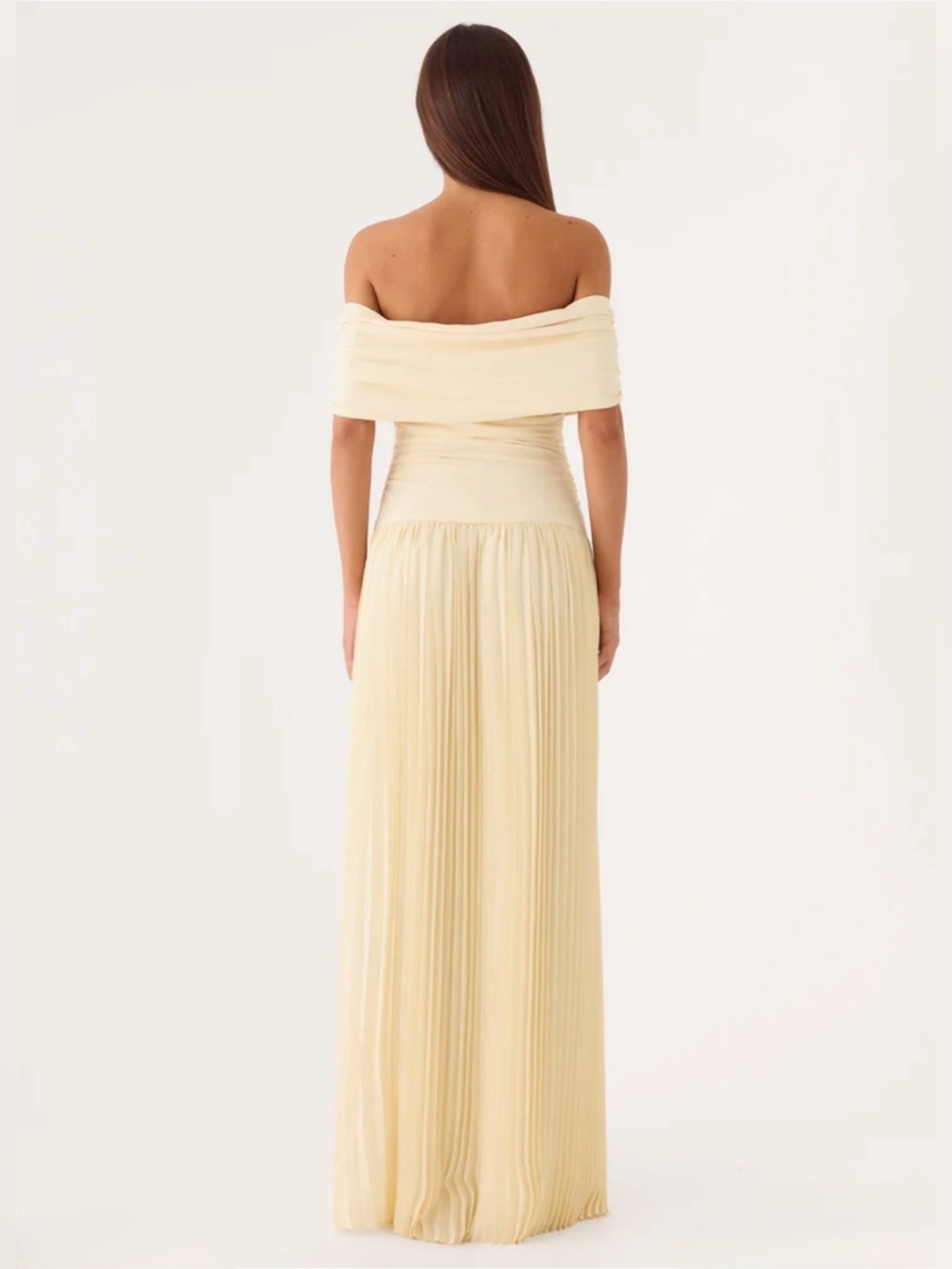 NWT PEPPERMAYO BUTTER YELLOW MAXI DRESS - Picture 3 of 6